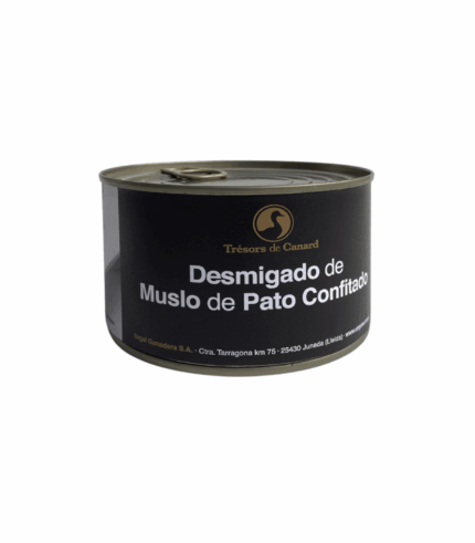 Desmigado de pato en lata